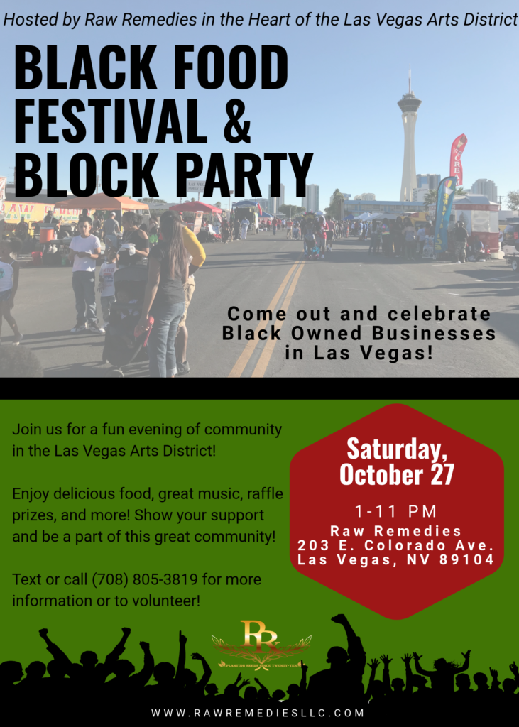 2nd Annual Black Food Festival & Block Party Raw Remedies